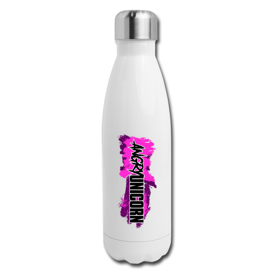 Angry Unicorn OG Insulated Stainless Steel Water Bottle - white