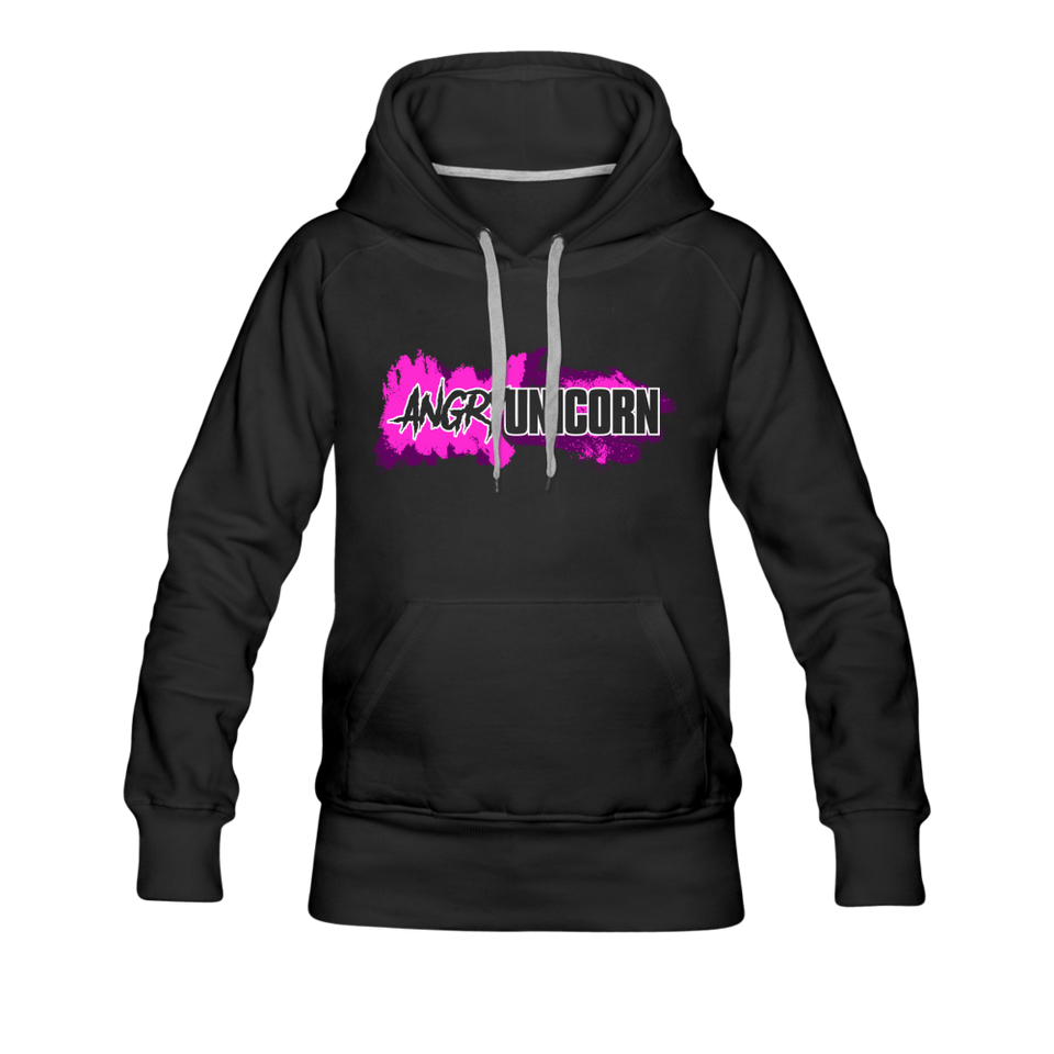 Angry Unicorn OG Women’s Hoodie - black